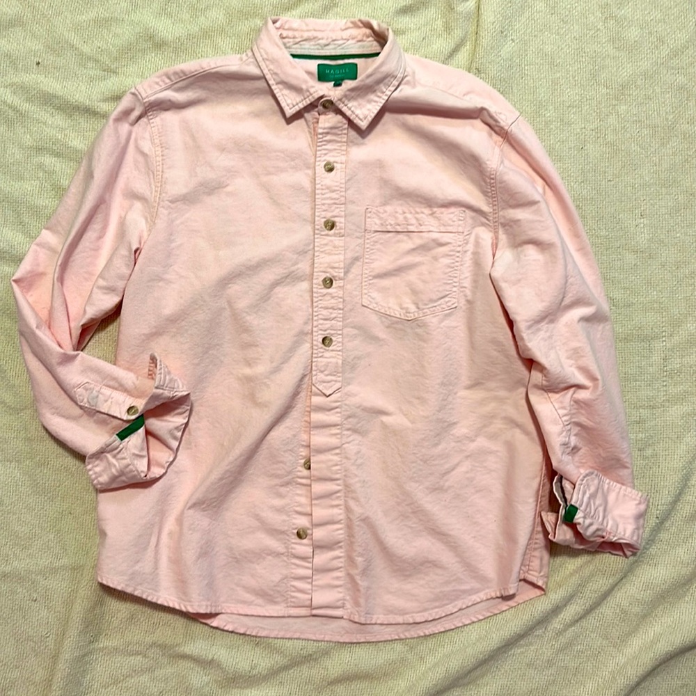 Pink button down (made in USA)
